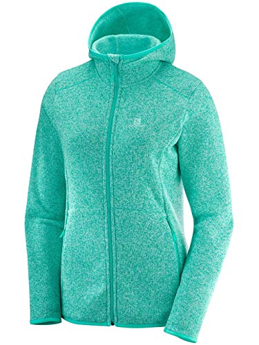 Salomon Bise Hoodie W sweat à capuche zippé femme polaire chaude pour le sport outdoor