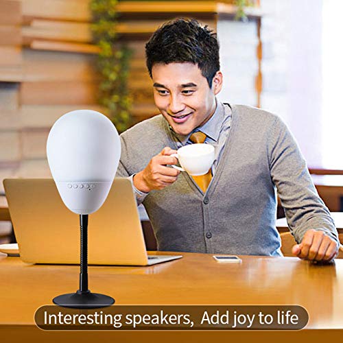 Z-XFY Smart LED Light Speaker,Audio Decompression Artifact Interactive Toy Entertainment Funny Sandbag Colorful Light 5.0 Bluetooth Suitable for Home Office