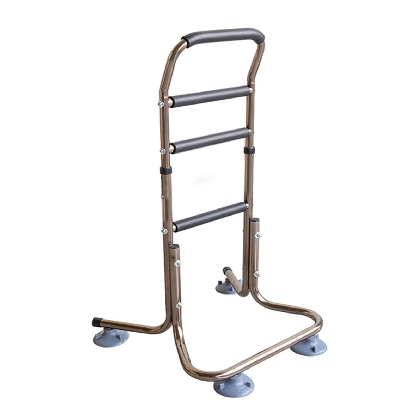 Silla de pie para ancianos, ajustable para sentarse y pararse, con rieles de cama y agarres de espuma, dispositivo de movilidad ligero para levantarse de forma segura del sofá, cama o inodoro