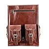 Leather Backpack for Men | Handmade Vintage Brown Bag | Leather Brown Convitible Backpack | Messenger Laptop Backpack for Men | Sling Handbag for Men & Women