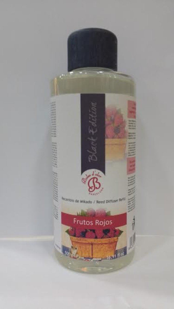 Boles d’olor Recambio Mikado Black Edition 500 ml Frutos Rojos