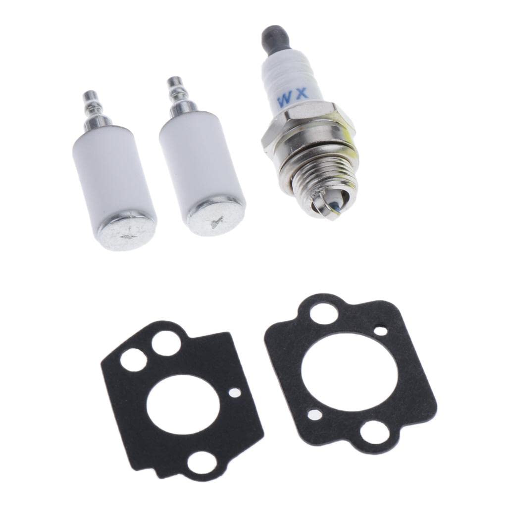 Carburador 1s Y Accesorios Filtro de Aire Bujía Junta de Combustible Material Metálico Y Plástico Adecuado para Jardinería Taller de Bricolaj