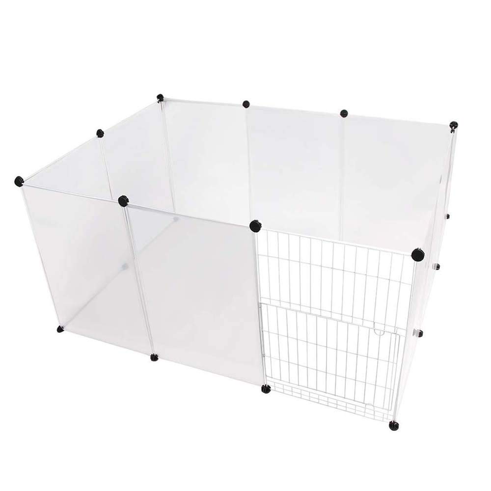 Buy DIY Pet Playpen Adjustable Size and Height Plastic Yard Fence for