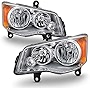 ACANII - For 2011-2017 Dodge Grand Caravan 08-16 Chrysler Town & Country Factory OE Style Headlights Headlamps Assembly