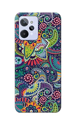 Image of Printed Hard Back Cover Case for Realme C31 Back Cover (Miraculous Patterns) -1803