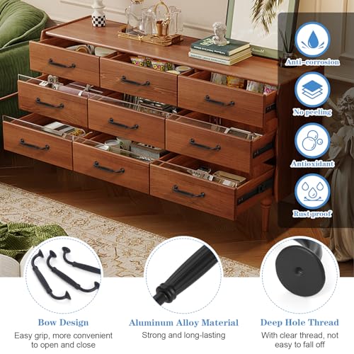 TsunNee 12 Stück Vintage-Schrankgriffe, Schranktürgriffe, europäische Bogengriffe, antike Schubladengriffe, Möbeltürgriffe für Küche Schlafzimmer (12, Schwarz, 128 mm)