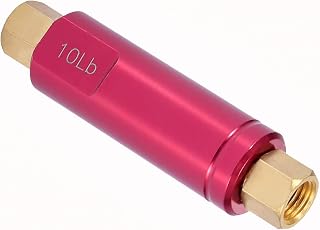 Residual Pressure Valve 10 LB Drum Brake, Residual Brake Pressure Check Valve Street Rod Aluminum Red