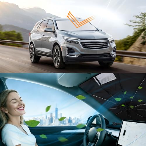 Image of Windshield Sun Shade Umbrella for 2018-2026 Che-vrolet Chevy Equinox
