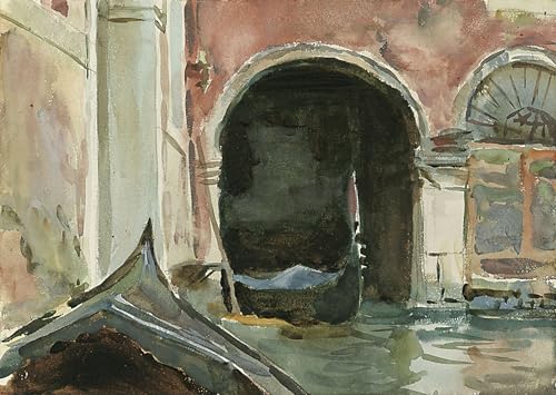 Cuadro Canale veneziano de John Singer Sargent pintura artística premium en lienzo 60x90