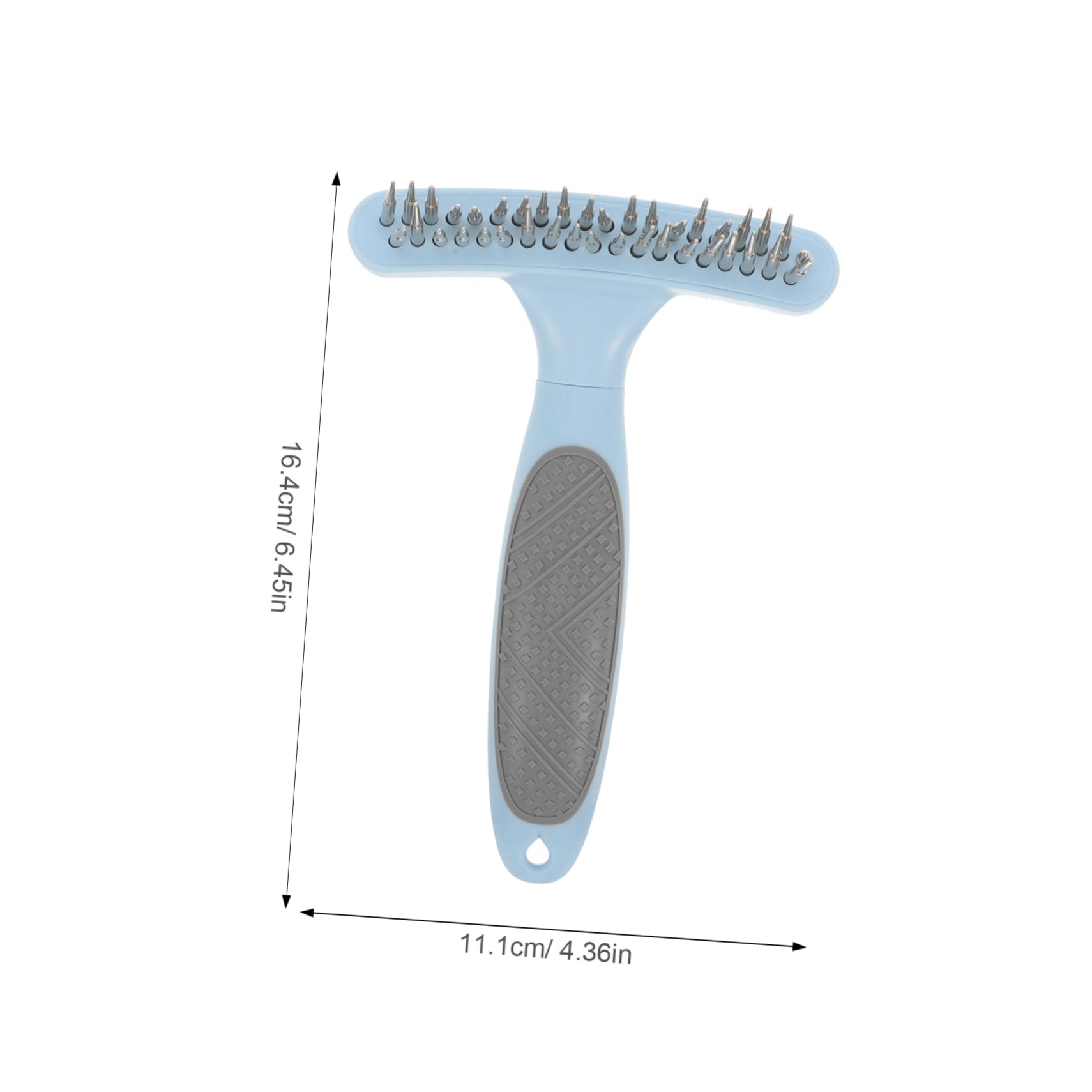 Toddmomy Pet Grooming Rake Comb for Dogs and Cats Durable Easy to Hair Removal Tool Comfortable for Pet Massaging and Grooming