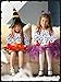 Yaomiao 4 Pcs Kids Halloween Dalmatian Costume Girls Faux Stole Dalmatian Shawl with Red Gloves Pearl Necklace and Earrings(Fashion)