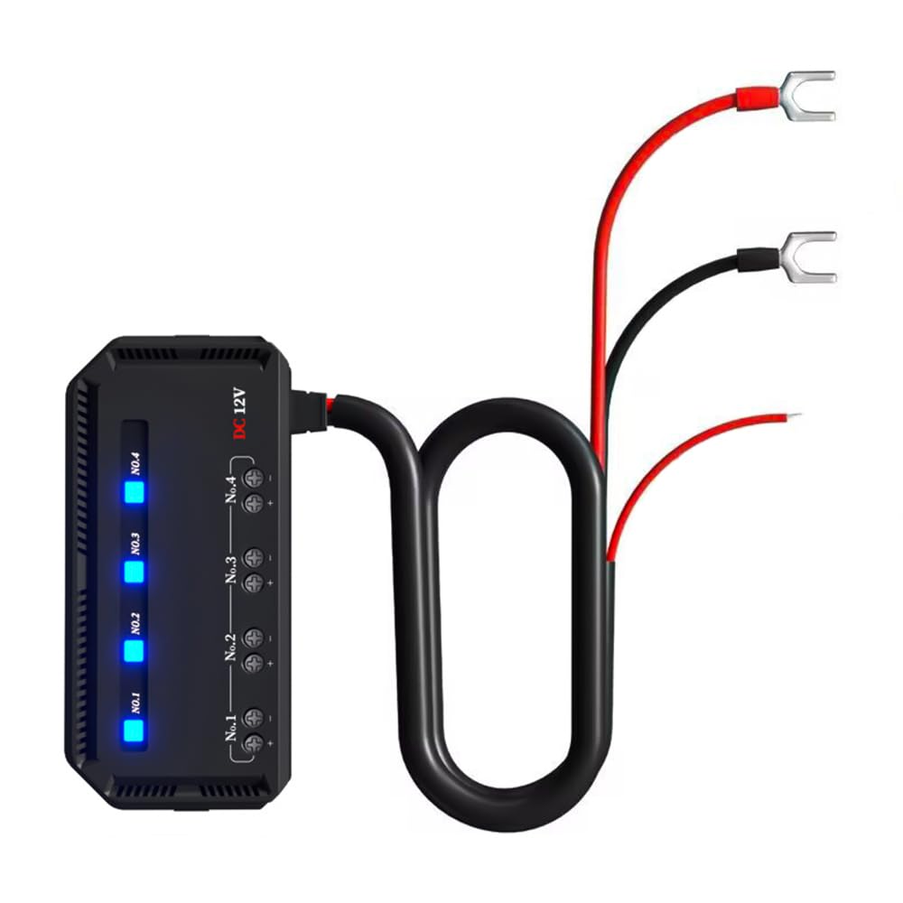 Boîte à fusibles 12 V avec voyants lumineux, connecteur rapide, boîte à fusibles pour motos, voitures, phares, navigation, support de téléphone, chargeur de voiture