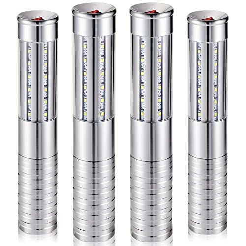 Civaner Upgrade LED Bottle Service Lights Silver White Light 4 Pcs