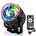 Karrong Discokugel LED Party Lampe Musikgesteuert Partybeleuchtung RGB Discolicht Partylicht Disco Lichteffekte, Disco Kugel DJ Licht Party Lichterfür Kinder Halloween Xmas Hause Party Deko Zubehör