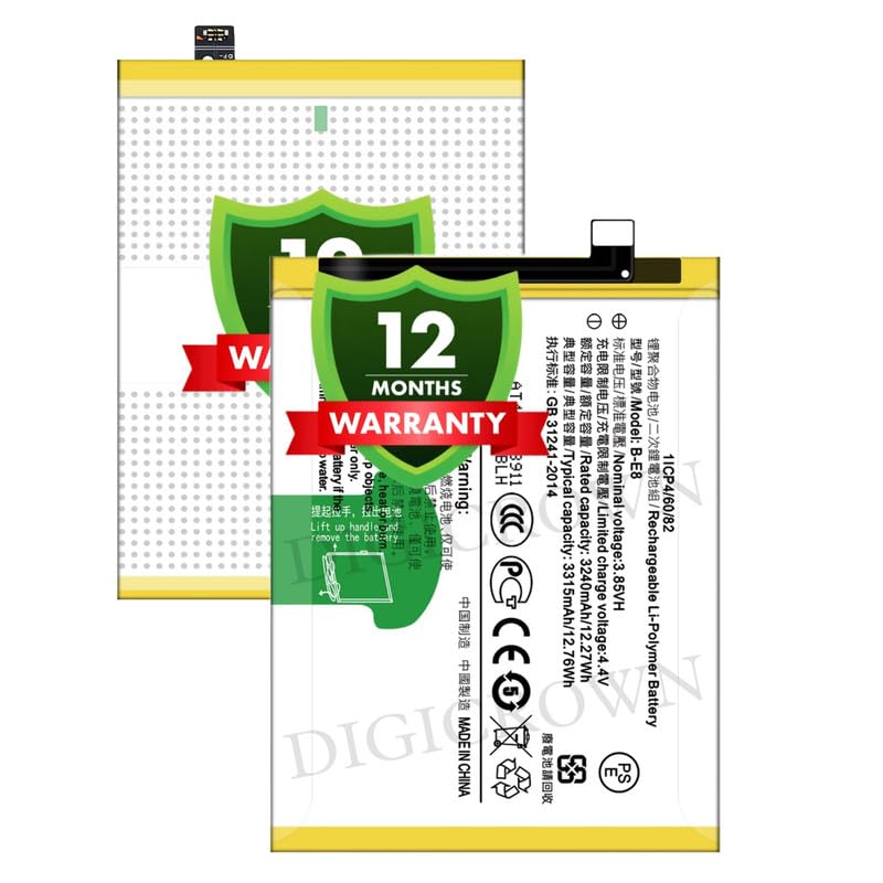Image of Original B-E8 Battery Compatible with Vivo V11 | Vivo V11i | Vivo Y97 (V1813A, V1813T) - (3315.mAh) - 1 Year Warranty