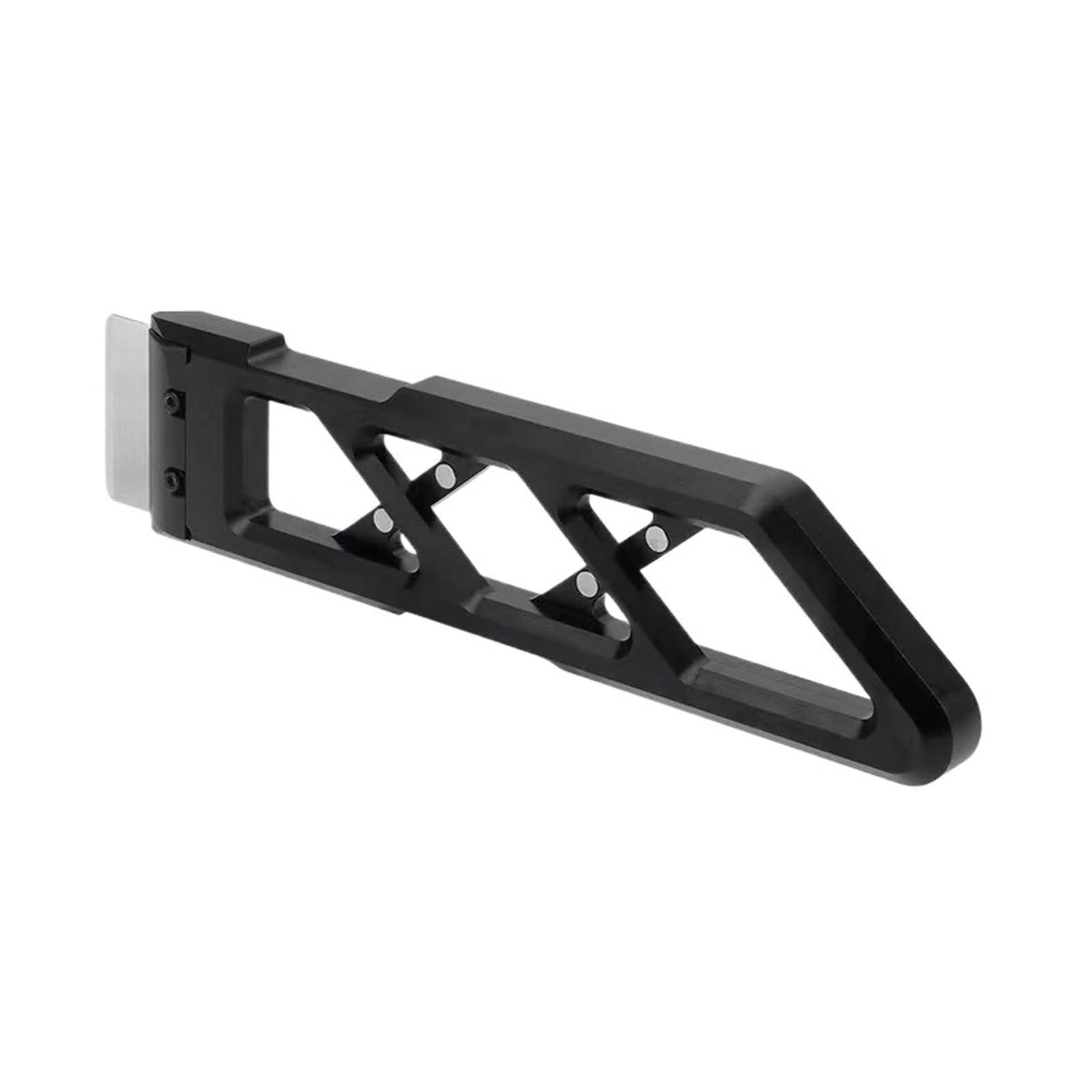 Magnetic Alloy Scraper Mag-Alloy Print Bed Tool | Strong magnet, flexible blade, safe bed release, no scratch, easy grip(Black)