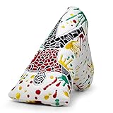 Funny Putter Cover Golf Blade Putter Head Cover - Premium Leather Magnetic White Golf Accessory