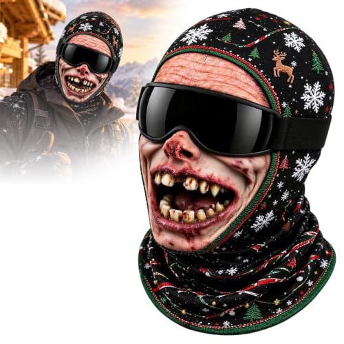 Funny Ski Mask Old Man Realistic Balaclava 3D Printed Full Face Winter Mask - image 5