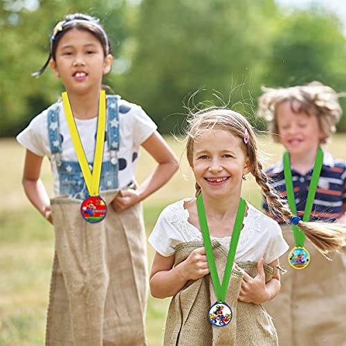 Medaille Enfant 10 Pièces, Medaille Acrylique Médailles avec Ruban, Médailles du Gagnant pour Journée Sportive des… - Image 7