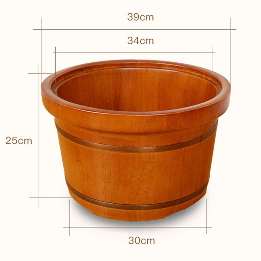 PUCHEN Barile di legnoFootSpaRelaxFootSpa,FootTubforAmmolloPiedi,AddensatoMaterialeFootBucket,LargeFootBathBasin.LoftyAmbition Comfortable Anniversary