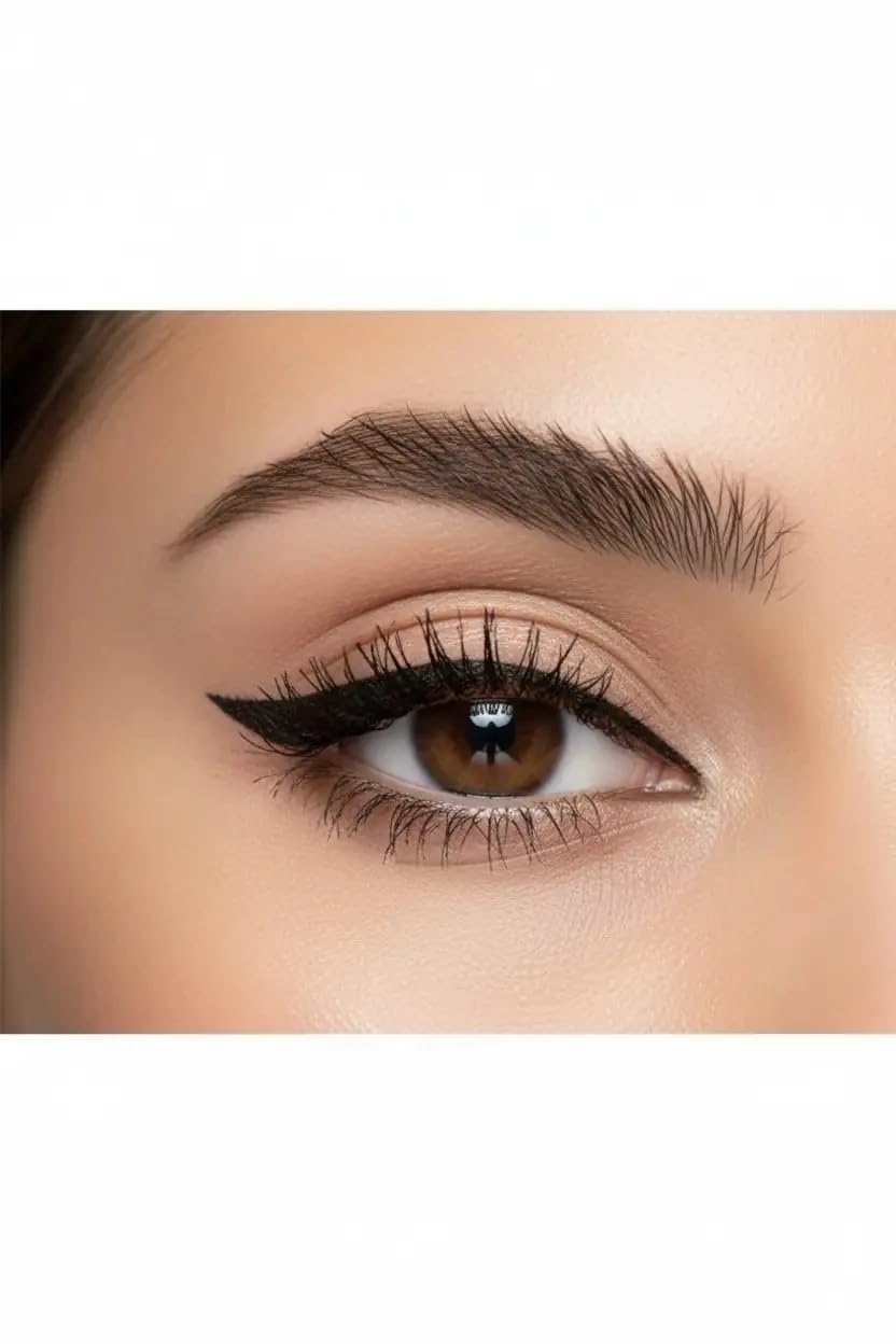 Miniso Lisanslı Minimalist Serisi Kesik Uçlu Eyeliner – İnce ve Kalın Çizgi Kontrolü Sağlayan Siyah Eyeliner (01 Siyah)