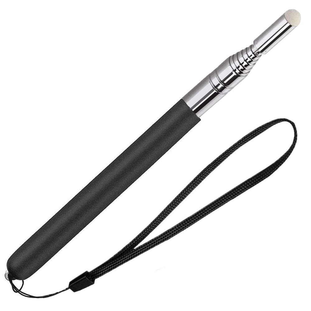 Telescopic Pointer Stick with Hand Lanyard, Teacher Pointer for Classroom, Presentation Pointers for Teachers, Hand Pointer Extendable Pointer Stick Retractable Pointer Pen Whiteboard Pointer