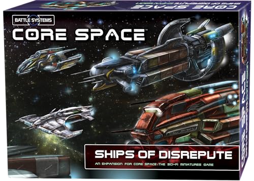 Battle Systems - Core Space First Born - Juego de Mesa en Miniatura - Figuras de Ciencia ficción Cyberpunk de 28 mm para 40K Wargame - Terreno Modular de Mesa 3D - (Ships of Disrepute)