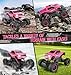 DOUBLE E Remote Control Car for Girls 1/12 Scale Monster Trucks Dual Motors Off Road RC Trucks, Girls Toys RC Crawler Vehicle Truck Toy, Birthday/Xmas Gift Ideas, Pink
