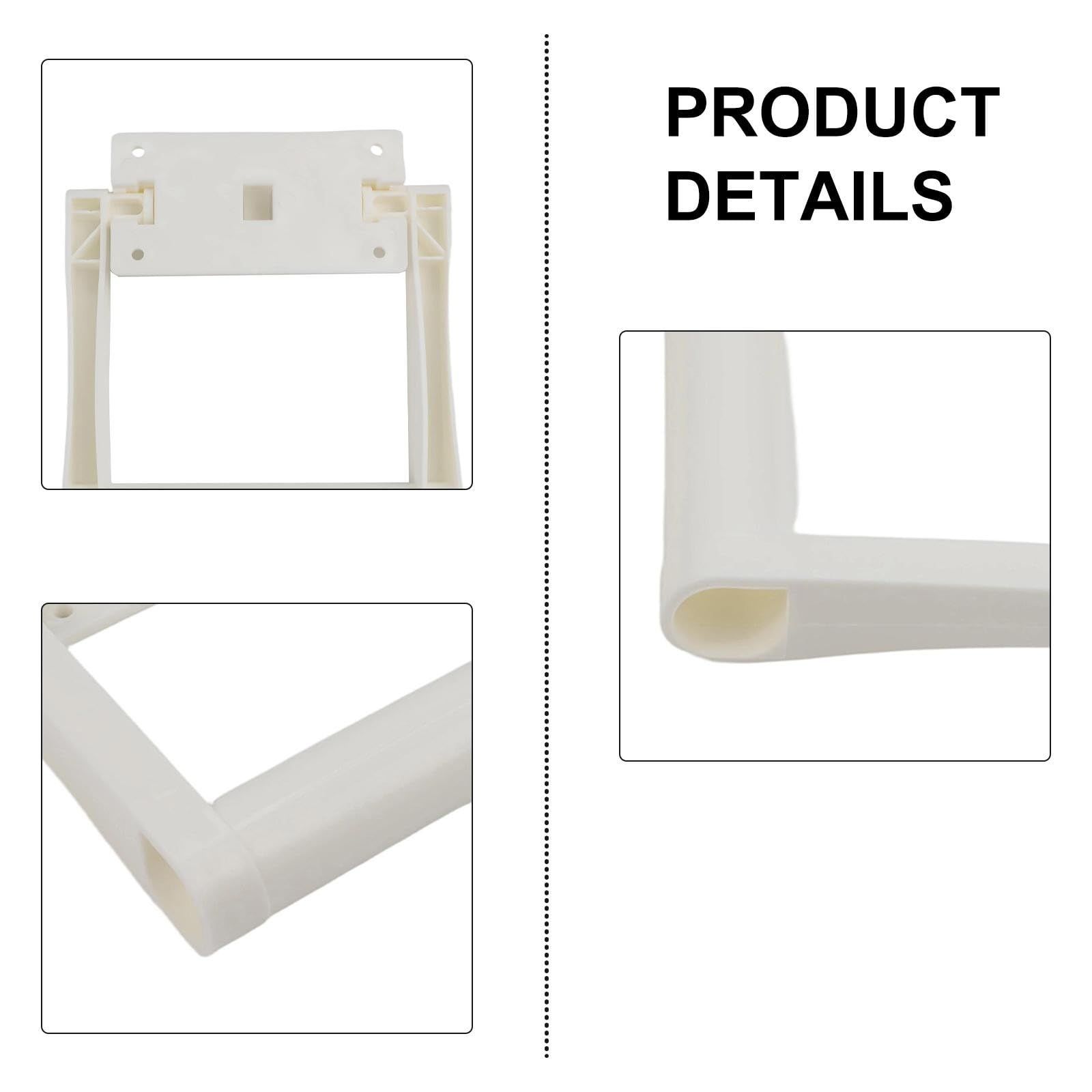 Lot De 4 Poignées De Rechange En Plastique Blanc Pour Glacières Igloo 25 à 72 L – Vis Inox Incluses, Accessoire Outdoor Pratique
