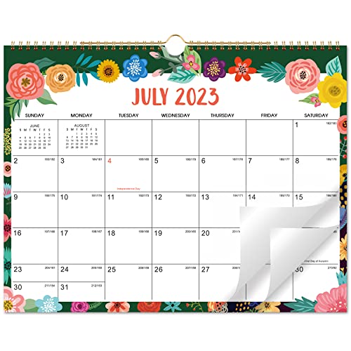 2023-2024 Wall Calendar - Monthly Wall Calendar 2023-2024, 14.8" X 11.6", August 2023 - December 2024, Twin-Wire Binding, Hanging Hook, Blocks And Julian Dates #TOP16