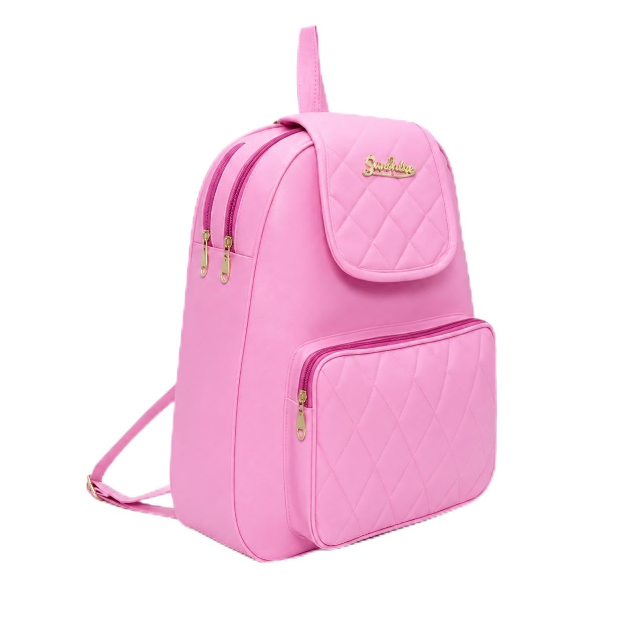 women's stylish backpack | quilted casual travel bag