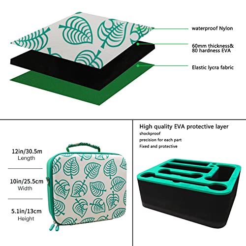 Carrying Case For Nintendo Switch,Portable Travel All Protective Hardshell Storage Case Compatible With Switch Oled Model For Switch Console, Pro Controller, Switch Dock With 21 Games Cards Slots #TOP3