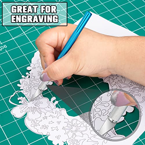 image for DIYSELF 2 Pack Exacto Knife for Crafts, Precision Knife Exacto Blades,