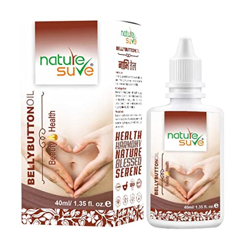 Nature Sure Belly Button Nabhi Oil for Health and Beauty in Men & Women – 1 Pack (40ml)