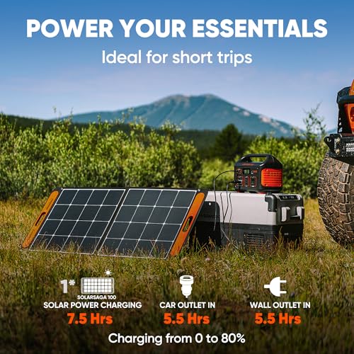 Jackery Portable Power Station Explorer 500 and 16.4 Ft Extension Cable, 518Wh Solar Generator Lithium Battery Pack with AC Outlet for Home Use, Emergency Backup,Road Trip (Solar Panel Optional)