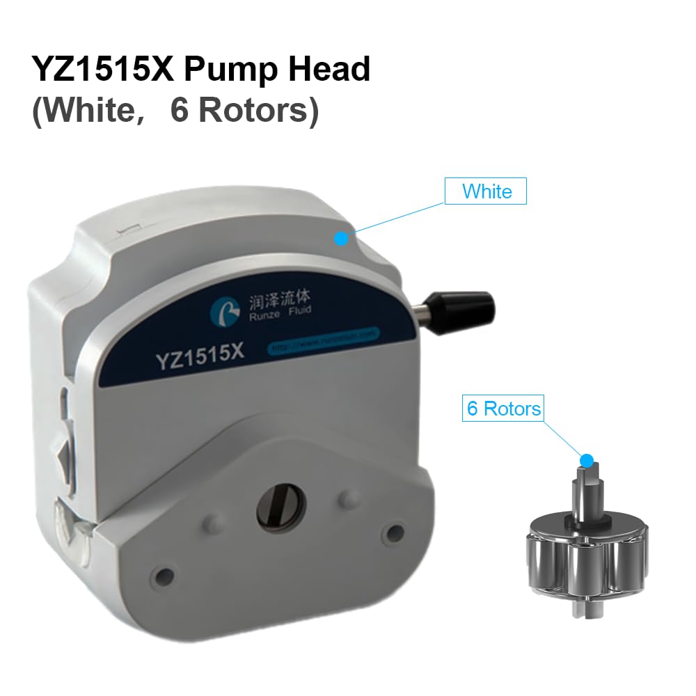 Máquina de bomba peristáltica inteligente con cabezal YZ1515X: llenado de líquidos for aplicaciones de laboratorio y alimentos(Yz1515x-6 Rollers-265ml/Min)