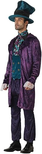 Miniatura 3 de FantastCostumes Disfraz de The Hatter para hombre, disfraz de cuento de hadas para caballero