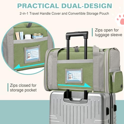 Cage transport chat pliable pour réduire le stress durant les trajets - 8