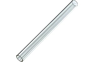 JDG Pack of 10 Glass Tube Glass Oil Burner Pipe