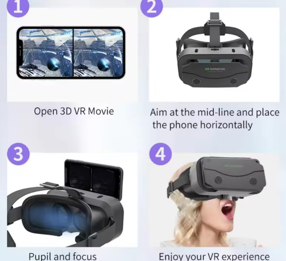 Jambar SC-G13 SHINECON VR Headset User Manual