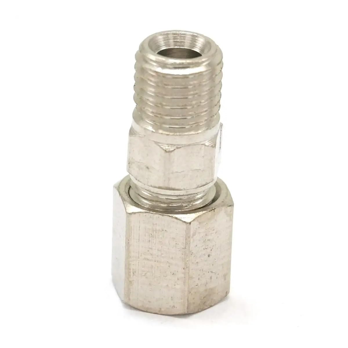 Raccord compression M8 étanche laiton pour tube pneumatique 4 mm
