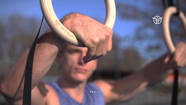 VLFit Anneaux Gymnastique En Bois Bouleau – Diamètre 28 Ou 32 Mm, Sangles Réglables Graduées, Pour Crossfit, Musculation, Street Workout