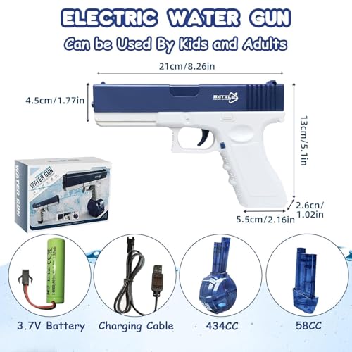 Image of Niku Automatic Electric Water Gun /Electric Pichkari for Holi & 32 FT Range - Multicolor | Water Blaster | for Adults and Kids