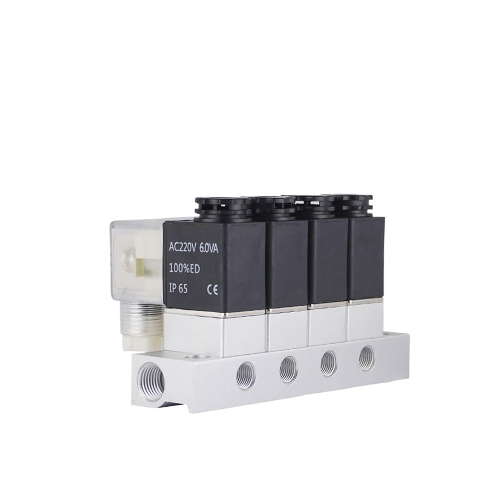 MXXDMOPD 1PCS 10F 2V025-06 DC12V 24V 220V 110V Pneumatic Solenoid Valve 2 Normally Closed air Cartridge 2V025-08(Dc12v No Fittings)