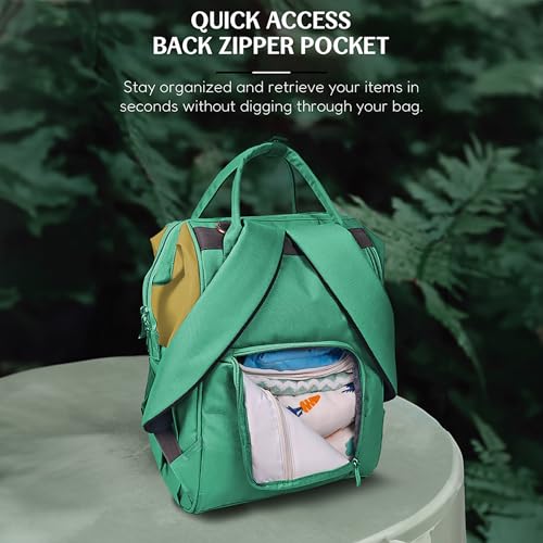 Image of StarAndDaisy Diaper Bag for Baby /Maternity Bag with 16 Multi-Purpose Pockets with Quick Access Diaper & Mobile Pocket /Diaper Bag for Mothers for Travel