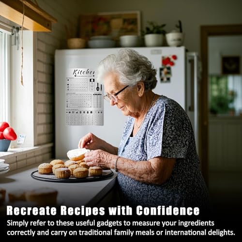 Tabla de conversión magnética para cocina 8x12 in miniatura 5