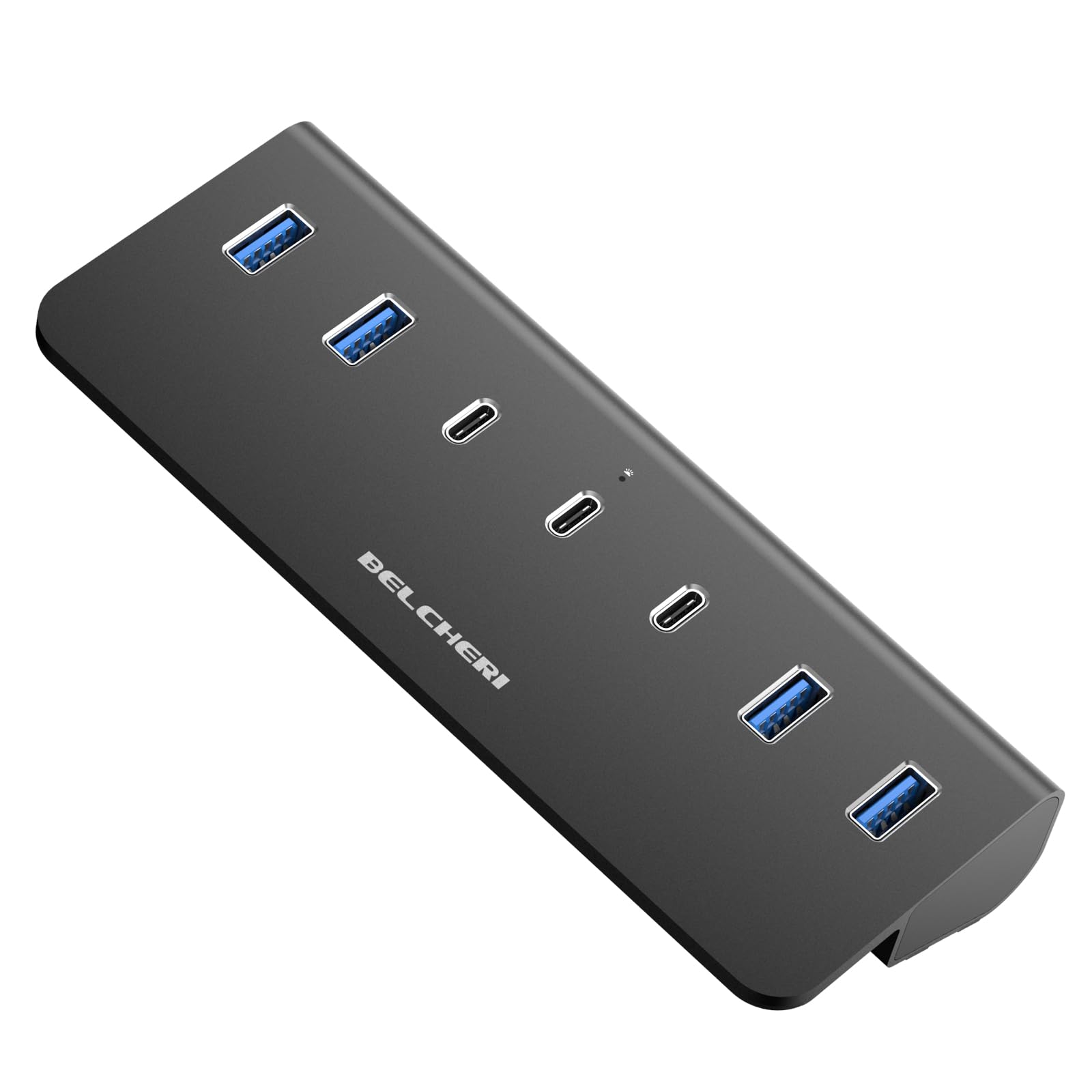 Concentrador USB 3.0 de 7 puertos con 4 puertos USB-A y 3 puertos USB-C
