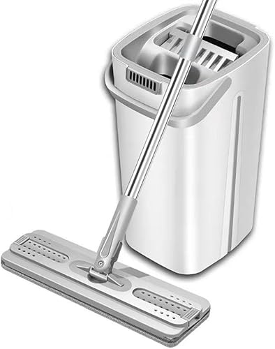 Juego de trapeador y cubo, trapeador de piso, juego de trapeador y cubeta, trapeadores y cubos para limpieza de pisos, mopa de piso de madera dura,