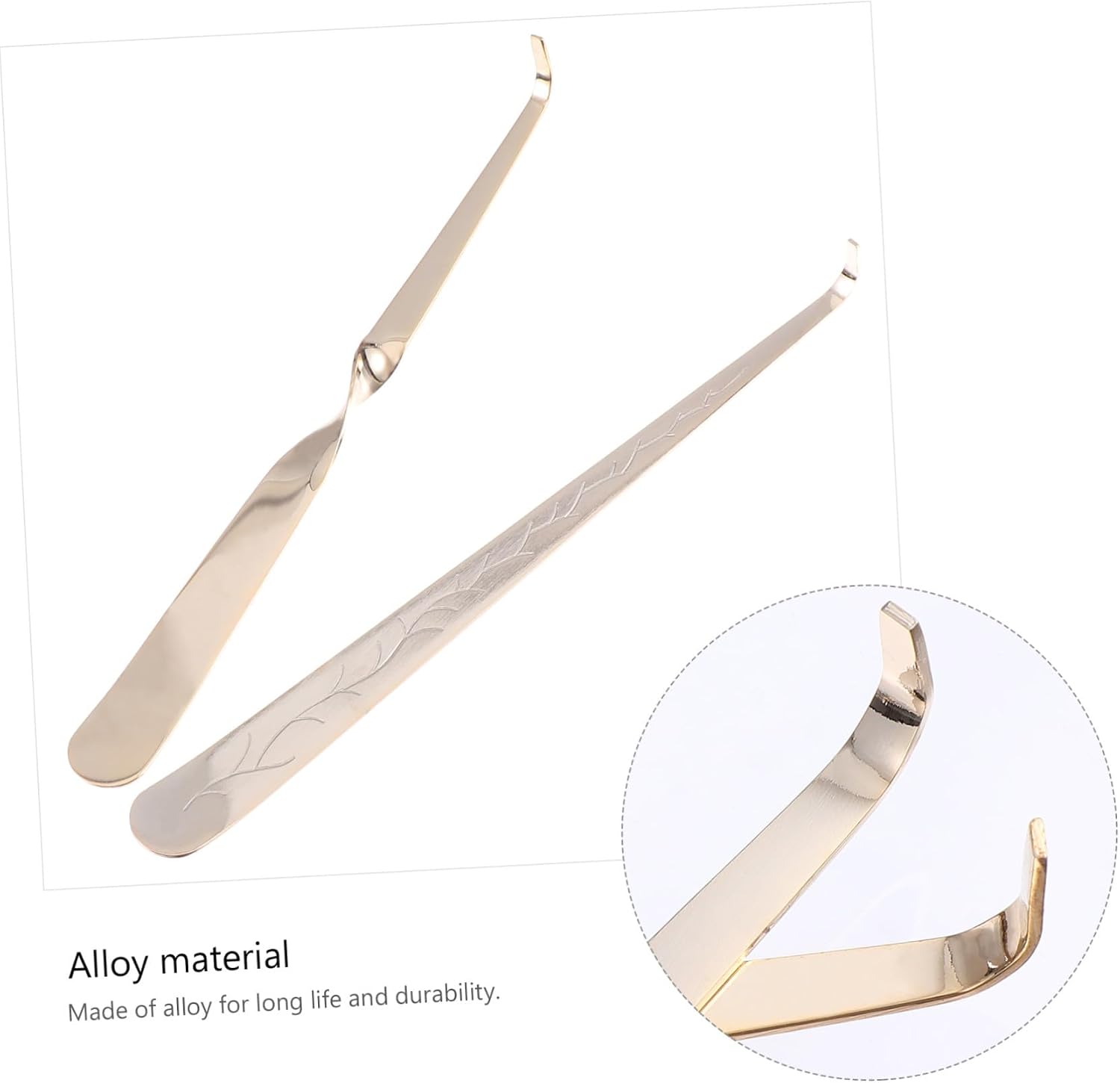 KONTONTY 2pcs Candle Wick Accessories Kit Candle Wick Trimmer and Holder for Easy Management