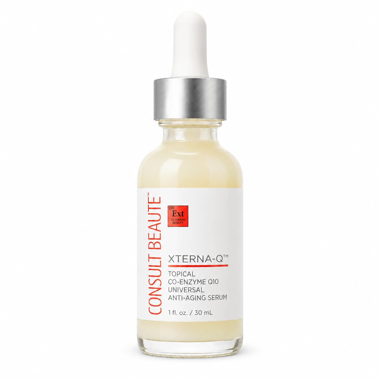 Consult Beaute XTERNA-Q CoEnzyme Q10 Anti-Aging Face Serum, Peptides 1 Oz